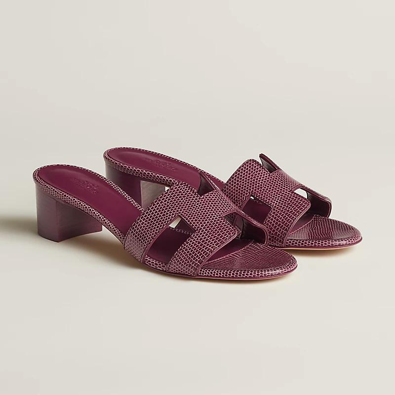 Giày Hermes Oasis Sandal Nữ Tím Violet